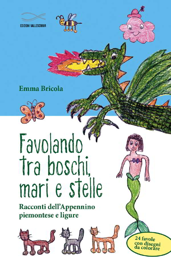 Copertina del libro Favolando tra boschi, mari e stelle di Emma Bricola.