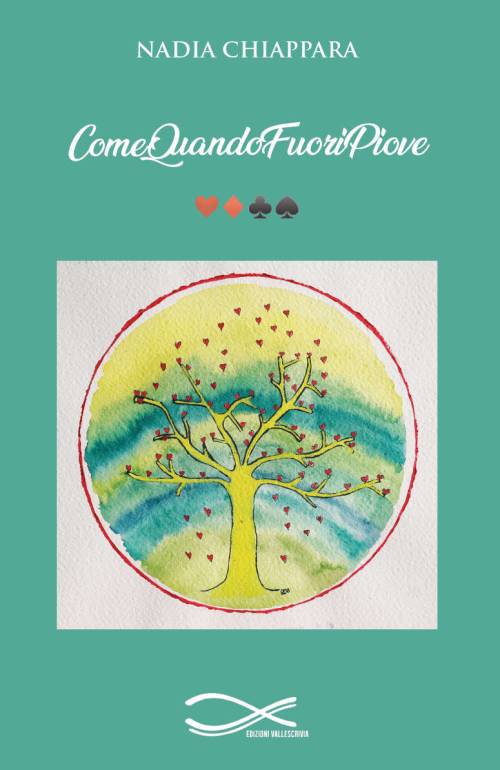 La copertina del libro di Nadia Chiappara, ComeQuandoFuoriPiove.